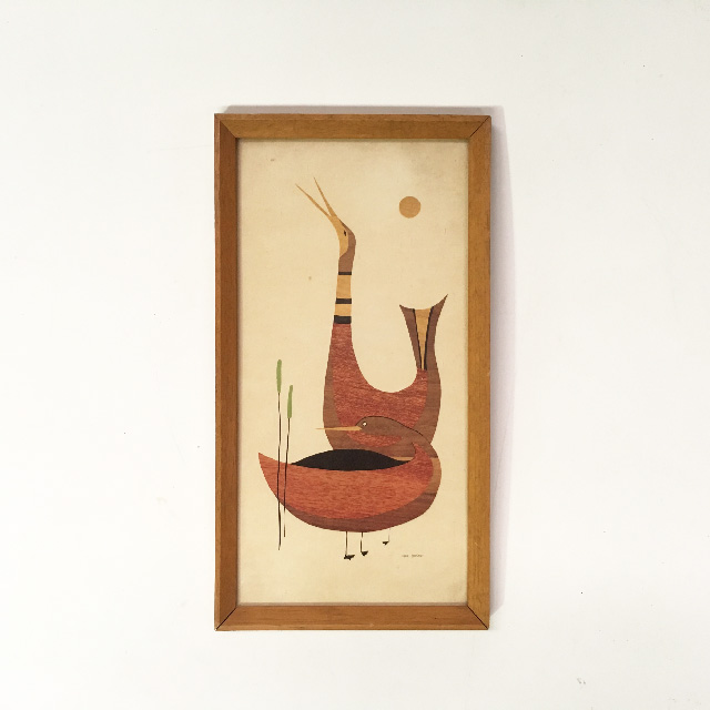 ARTWORK, 1960s (Small) - Abstract Ducks